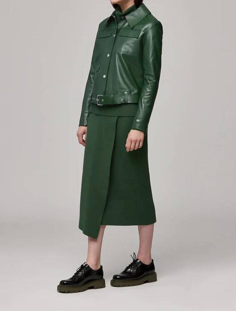 NEW SOIA&KYO rowen leather jacket in juniper - Picture 2 of 5